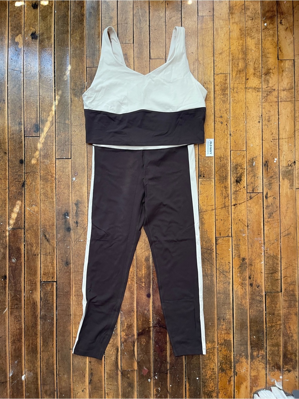 old navy leggings & tank top set
